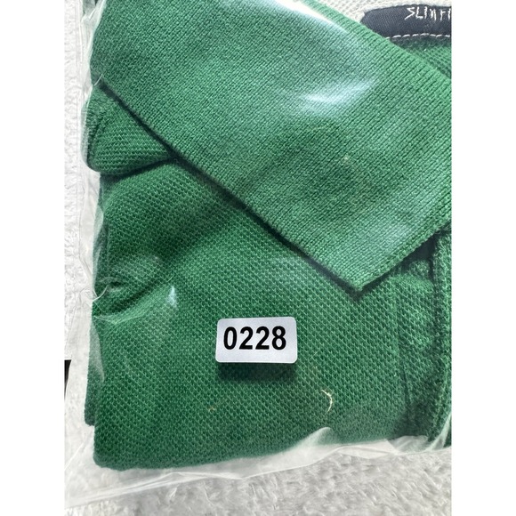 Billabong Polo Shirt Mens Small Slim Fit Green Logo Surf Skate - Picture 7 of 7